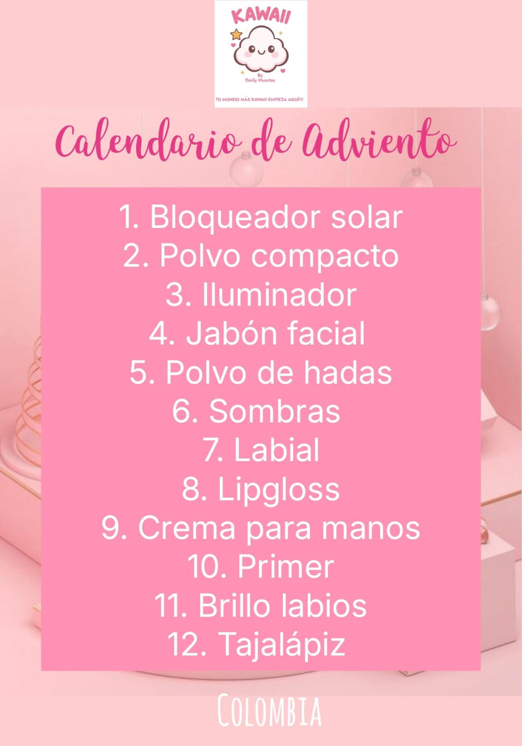 Calendario de adviento